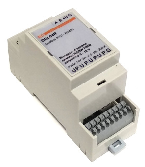 DDL04R: 4-channel dimmer PWM LED RGBW and 4-channel regulator 0-10 V.
