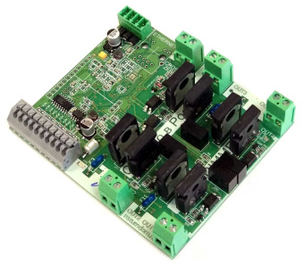 DDM845R v3 dimming 4-channel transistor module. Power density 500 watts per channel