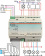 DRM88RL Relay module, 8 inputs and 8 relay channels under 16A 