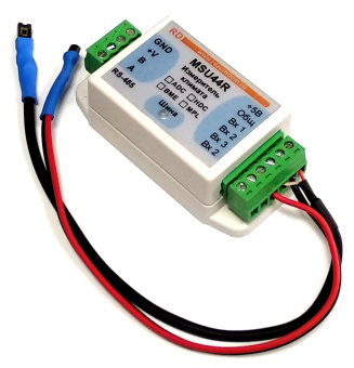 The MSU44RA + HT Sensor - is an analog input module with external humidity and temperature sensor