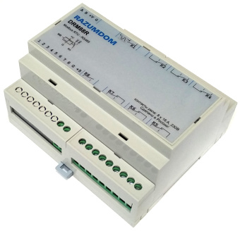 DRM88R v2 Relay module, 8 inputs and 8 relay outputs